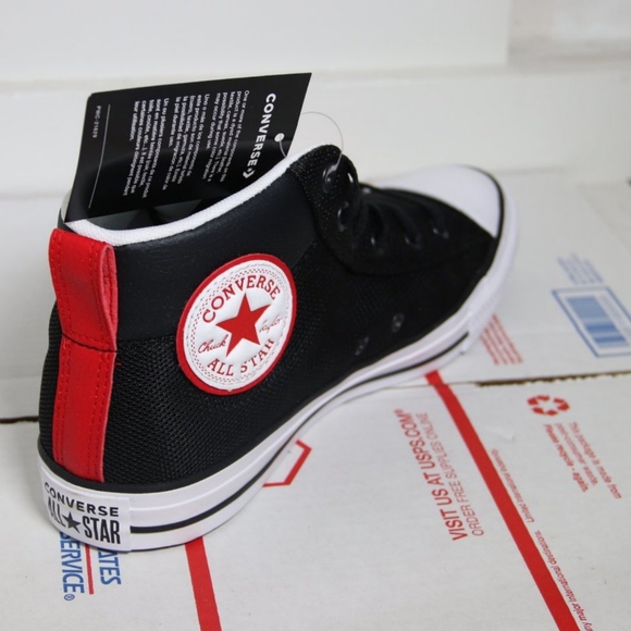 Converse Black Chuck Taylor All Star STREET MIDS - Picture 3 of 7